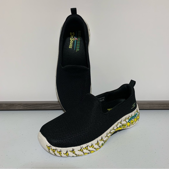 Skechers Go Walk Arch Fit Green Belly Dr. Seuss Sneakers-Size 6.5 NWOT - Picture 7 of 14